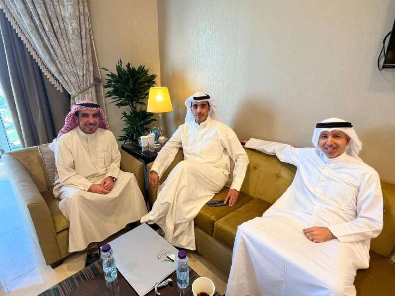 النواب مهلهل المضف وعبد الله المضف وحسن جوهر