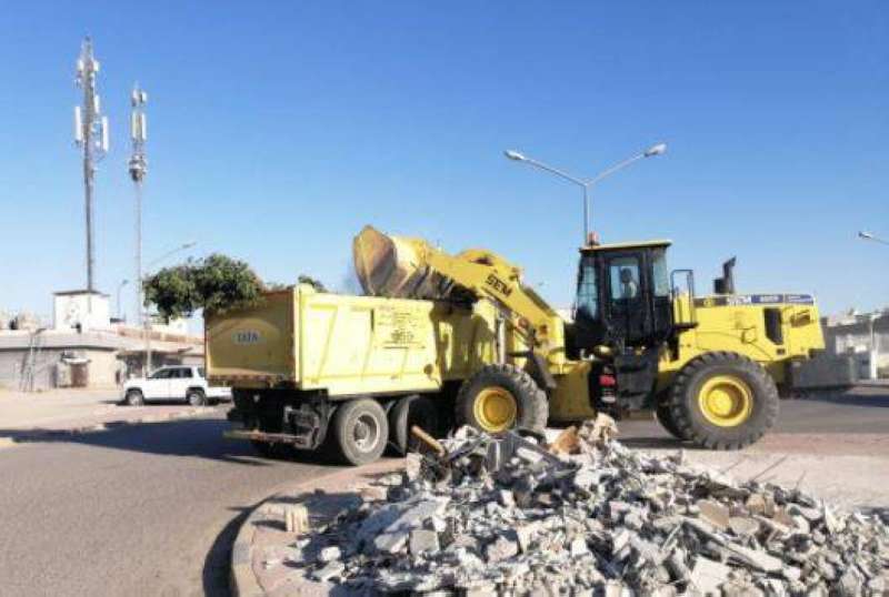 حملة لتنظيف شوارع «الفردوس»
 