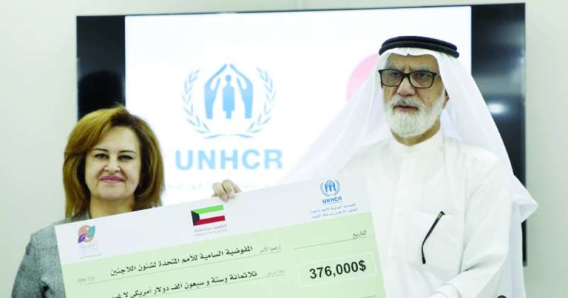 “Tanmia Charity” grants UNHCR 6,000