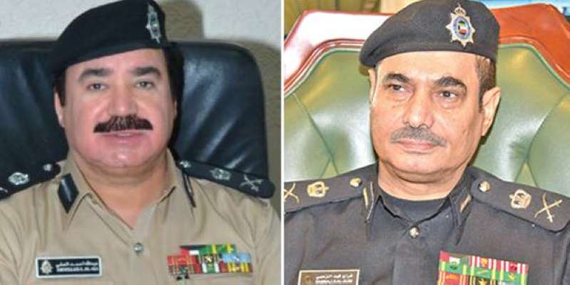 اللواء فراج الزعبي واللواء عبد الله العلي