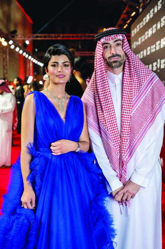 
مدير المهرجان محمد التركي وميلا الزهراني
