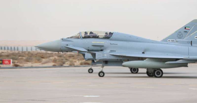 The arrival of the first batch of “Eurofighter” to Kuwait