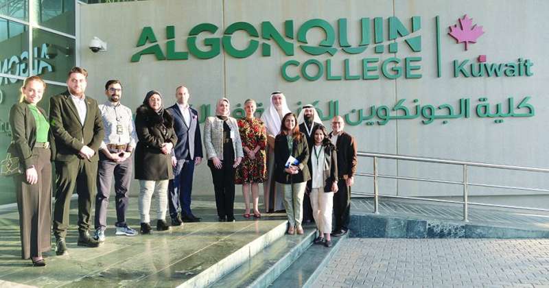 The Canadian Ambassador visited Algonquin College and reviewed its facilities