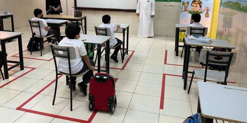 تطبيق الاشتراطات الصحية في المدارس (أرشيفية)