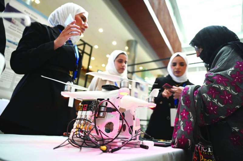 أسيل الشمري تشرح مشروع «اكوا درون» 