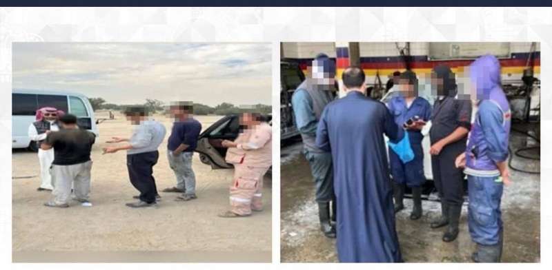 ضبط 21 مخالفاً لقانون الإقامة والعمل في «الفروانية»
 