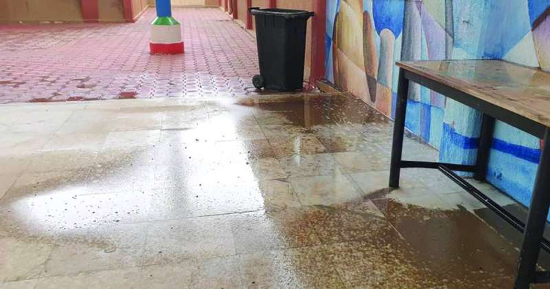 The effects of rain in schools … “limited”