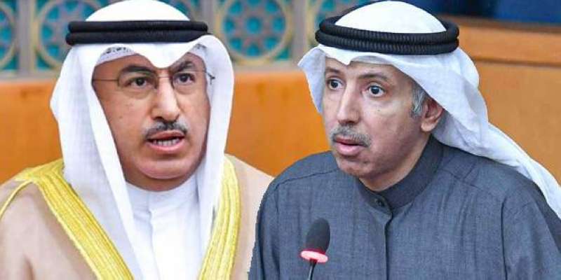 النائب مهلهل المضف والوزير محمد الفارس