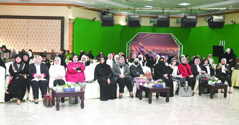 
جانب من حضور الموجهات الفنيات