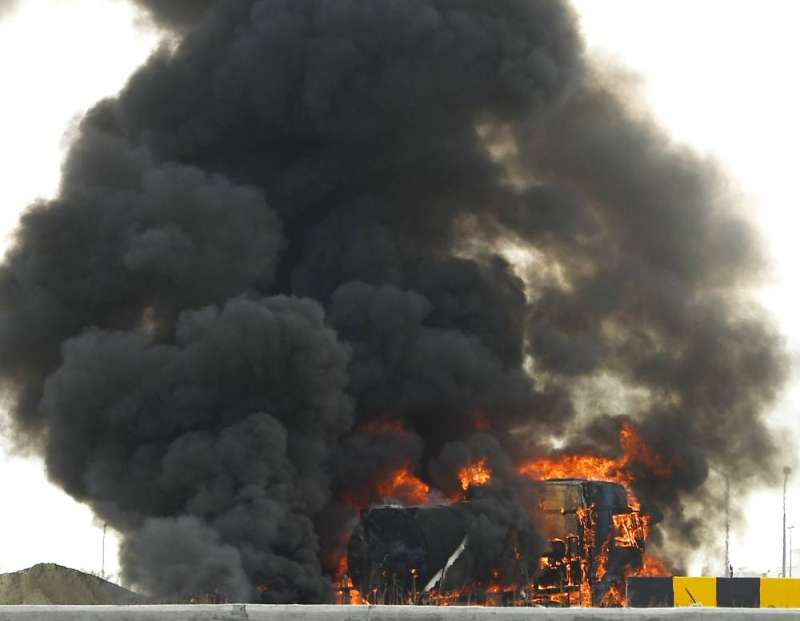 كتلة من نار ودخان