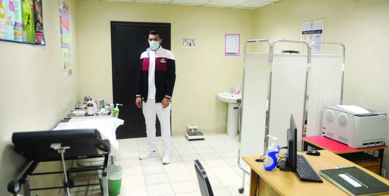 
عيادة مدرسية مجهزة
