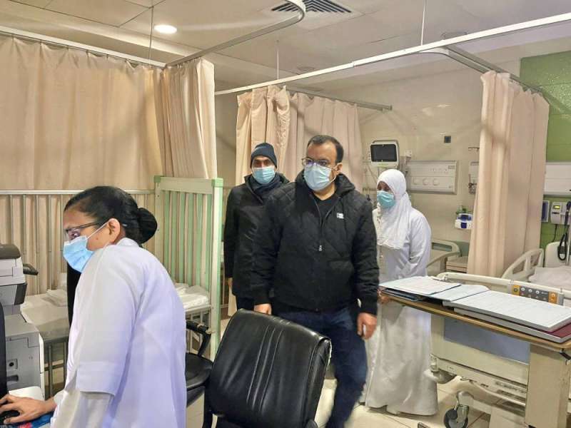 وزير الصحة يتفقد عددا من المستشفيات للاطمئنان على سير العمل 
 