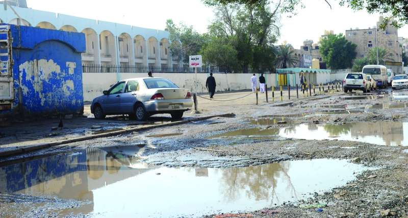 مستنقعات في شوارع جليب الشيوخ
