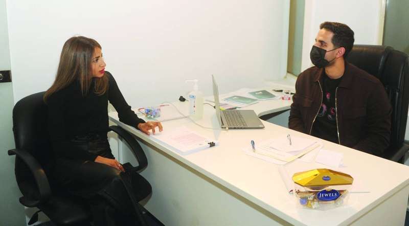 مقابلة إحدى الطالبات