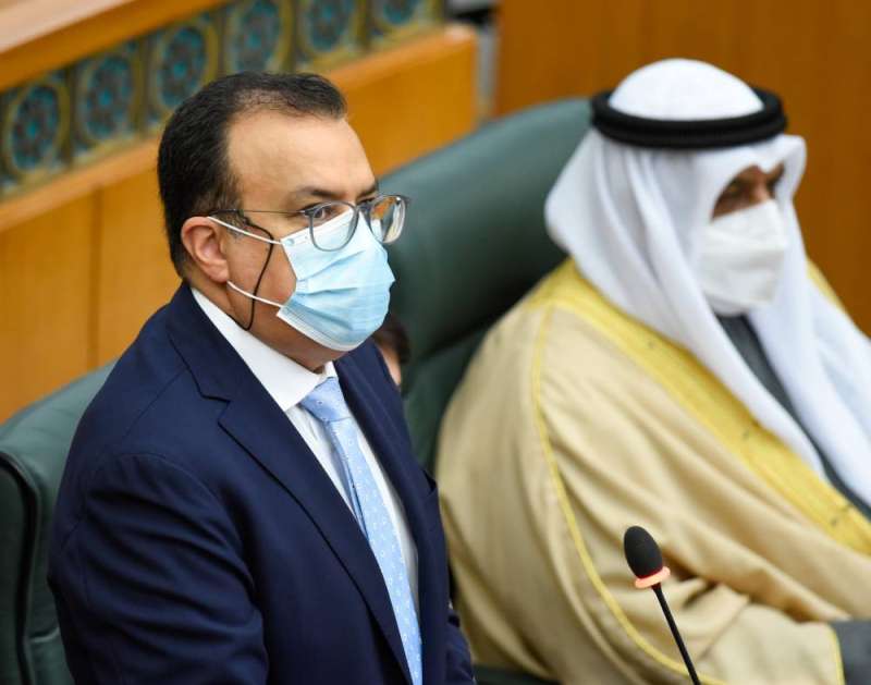 ... خلال جلسة مجلس الأمة الثلاثاء