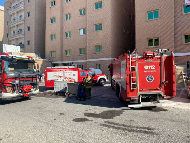 إصابة آسيوي بانفجار نتج عن تسرب غاز الطبخ في الفحيحيل
