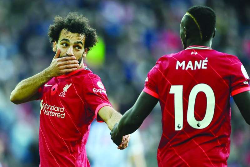 
ساديو ماني ومحمد صلاح في مباراة سابقة مع ليفربول
