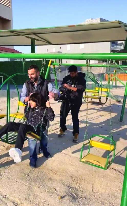 خلال تصوير أحد مشاهد «مُهمَل»