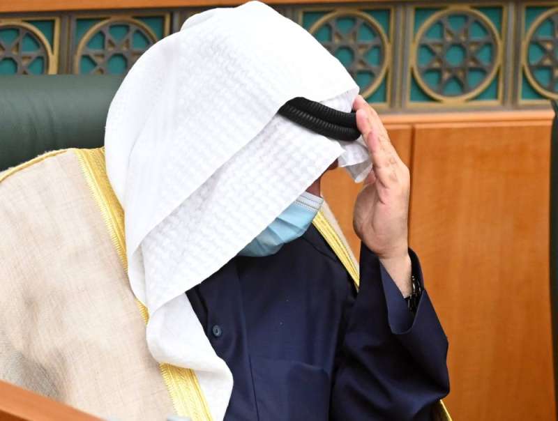 وزير الدفاع في جلسة مجلس الامة (تصوير أسعد عبدالله)