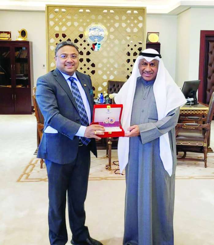 المستشار العسعوسي وسفير الهند