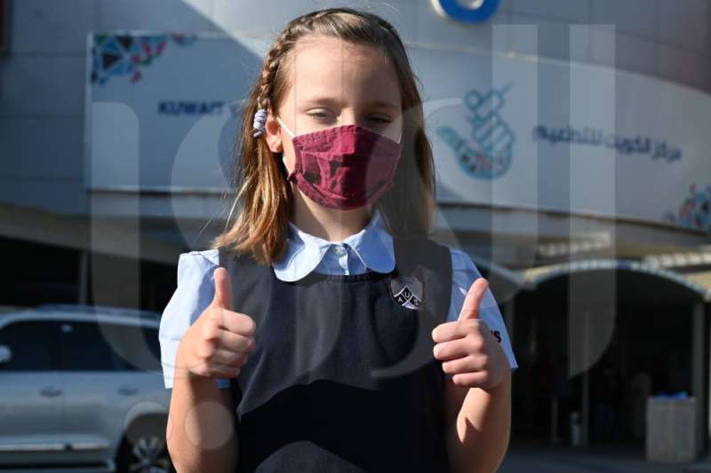 تطعيم الأطفال اليوم (تصوير: أسعد عبد الله ونايف العقلة)