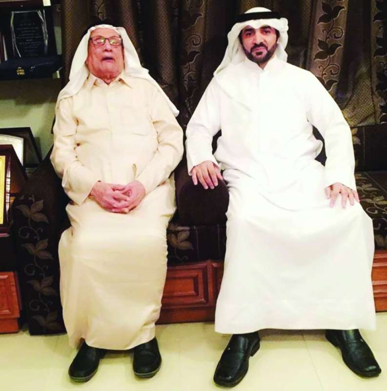 الفقيد مع رابع المولاني 