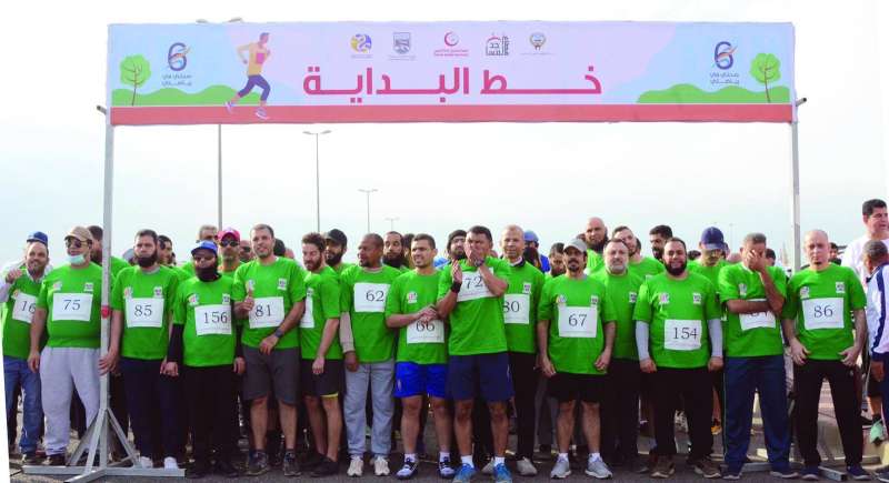 خط البداية 	 (تصوير أسعد عبدالله)