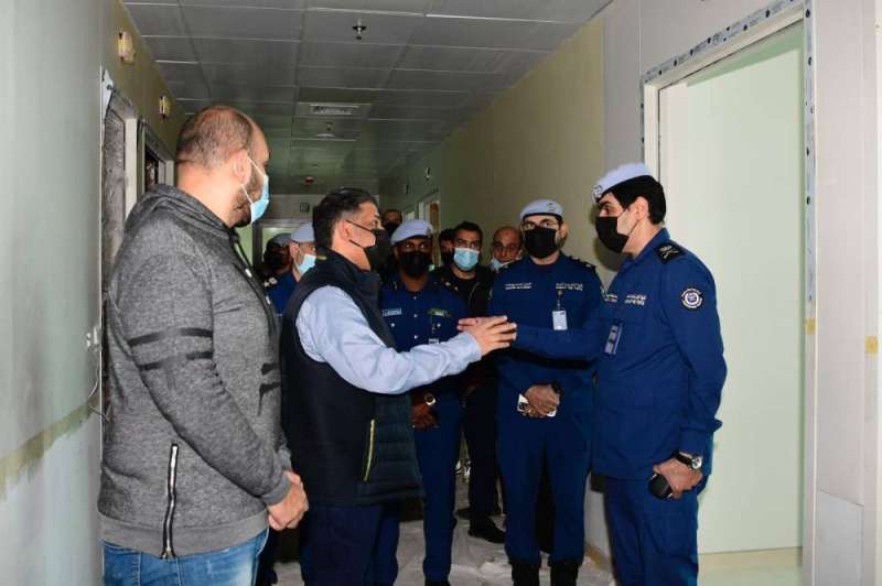 كشف وقائي لـ «الإطفاء» على مشروع «عناية القلب الفائقة»