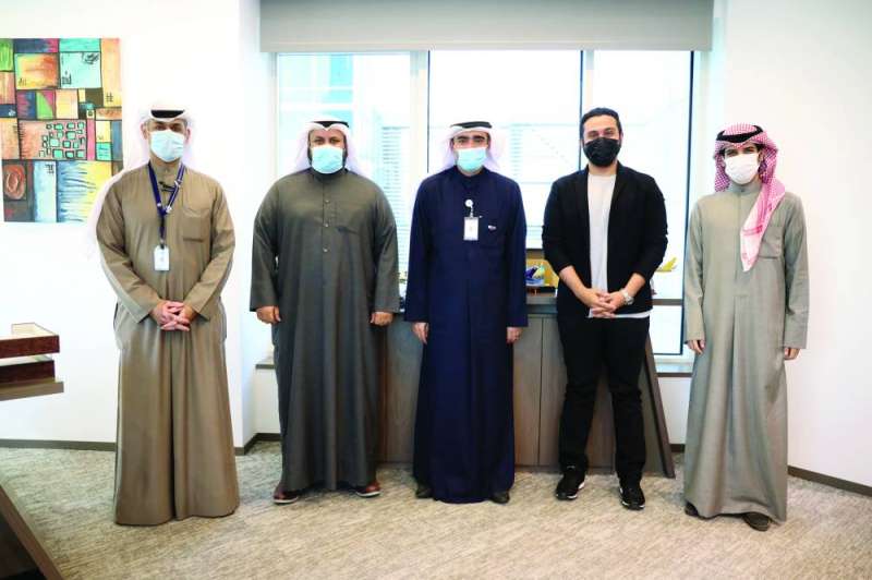 ثامر عرب وممثلو «الجمعية الطبية»
