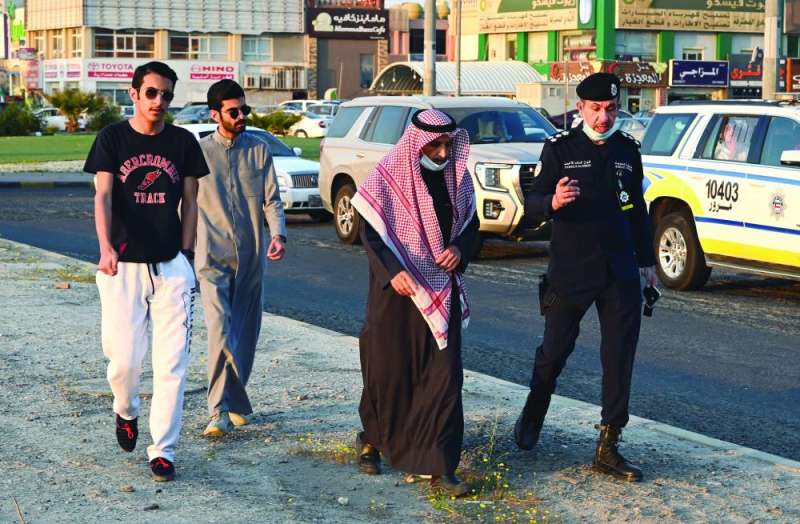 العميد الشيخ فواز الخالد خلال الحملة