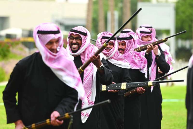 من العرضة الحربية
