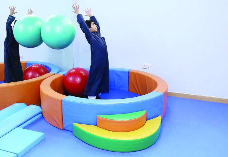 إحدى غرف تأهيل الطفل