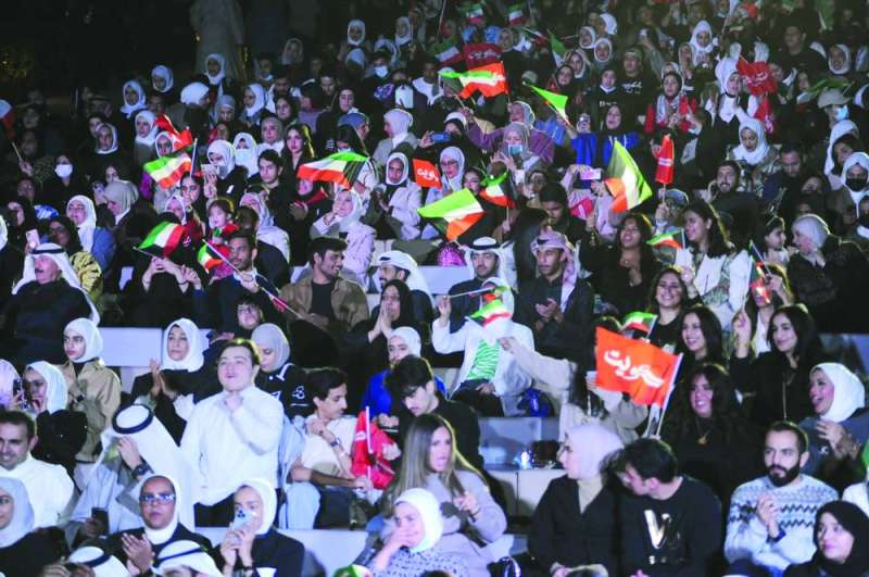 جانب من الجمهور 	 (تصوير سعود سالم)
