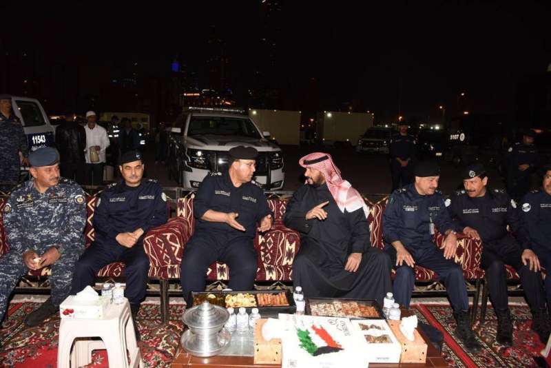 طلال الخالد أجرى جولة ميدانية على عدد من النقاط الأمنية في المحافظة