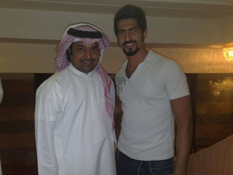 ... مع راشد الماجد في إحدى حفلاته 