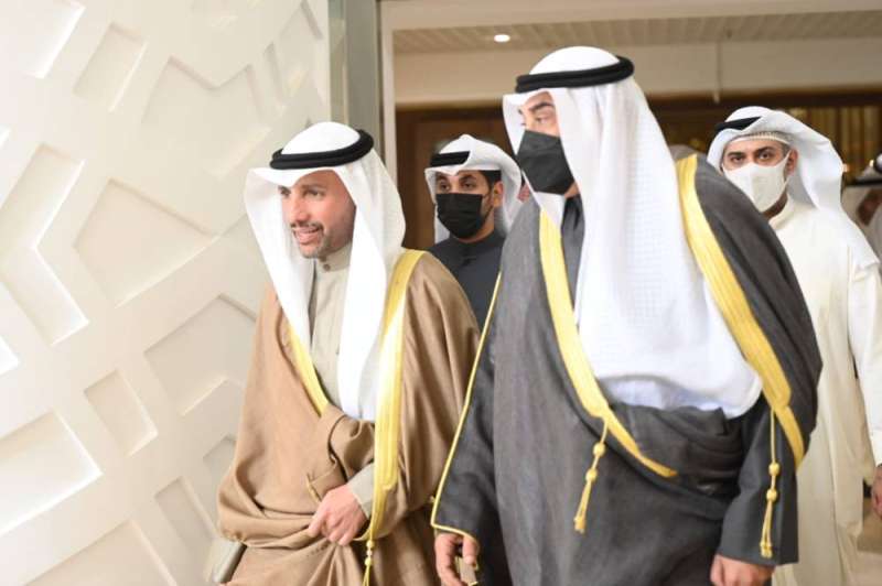 الغانم والخالد عقب الجلسة