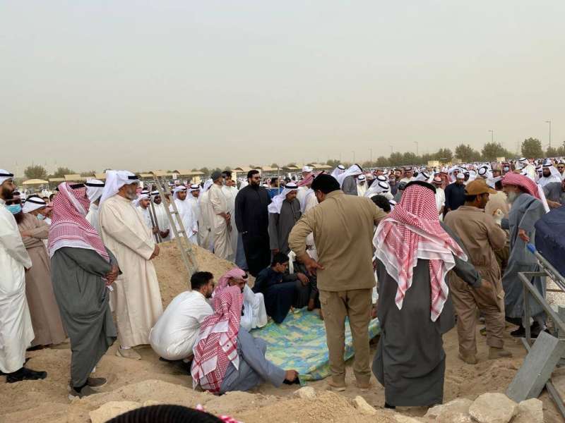 دفن الضحايا