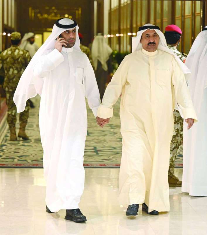 
الوزير حمد روح الدين والنائب سعد الخنفور