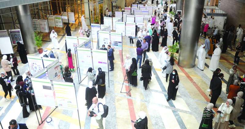 المؤتمر شهد مشاركة 274 ملصقاً علمياً
