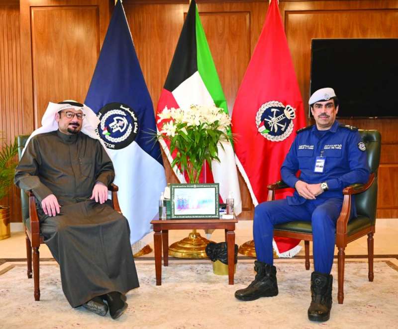 اللواء فهد والزميل ناصر الفرحان