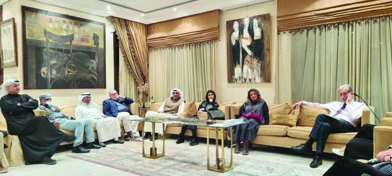 
جانب من حضور الأمسية الثقافية