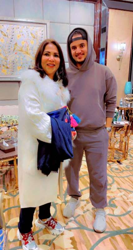 نوال والملحن حامد هاشم 