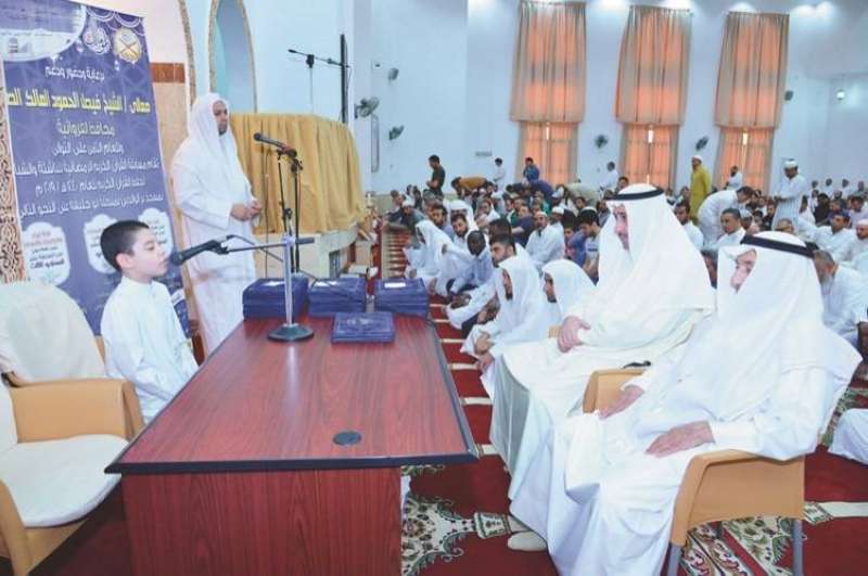 الشيخ فيصل الحمود يتابع تصفيات المسابقة في نسخة 2019