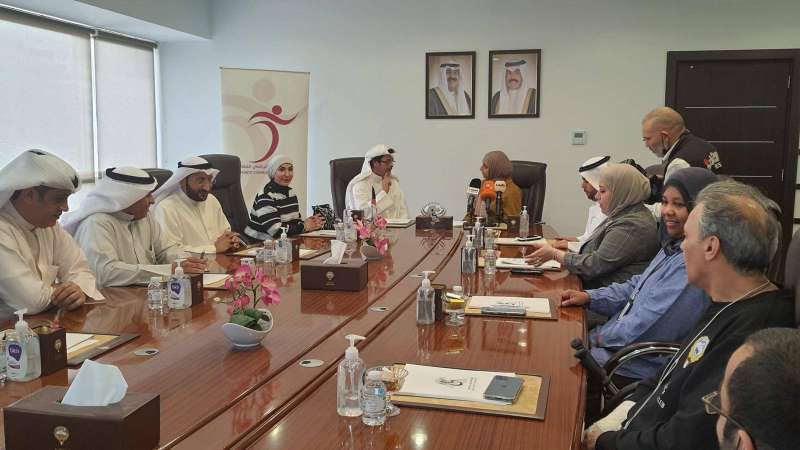 توقيع بروتوكول تعاون بين الهيئة العامة لشؤون ذوي الإعاقة ونادي التحدي الرياضي للمعاقين 
