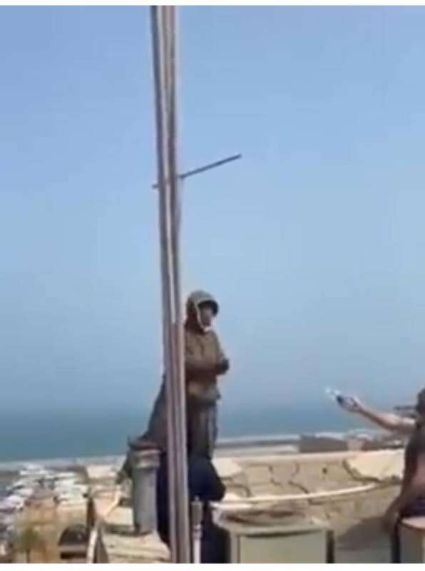 مشهد من الفيديو المتداول