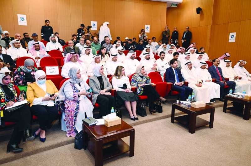 جانب من الحضور 	(تصوير أسعد عبدالله)