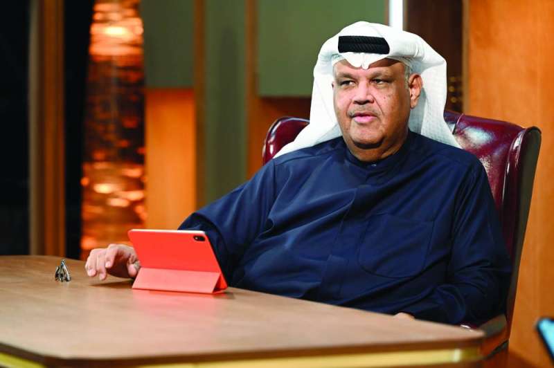 نبيل شعيل مقدماً للمرة الأولى 	(تصوير أسعد عبدالله)