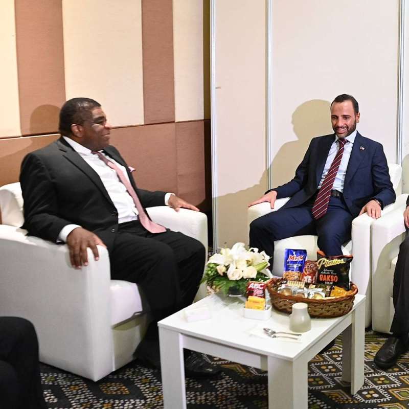 اجتماع الغانم مع أمين عام الاتحاد البرلماني الدولي 