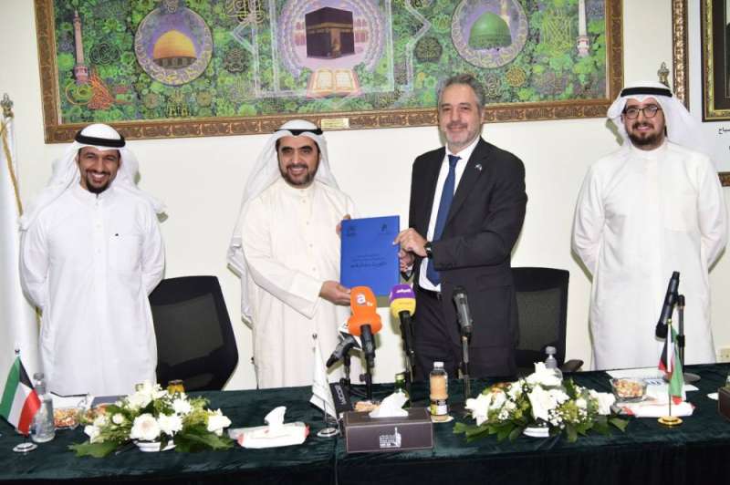 توقيع الاتفاقية بين الهيئة الخيرية ومفوضية اللاجئين