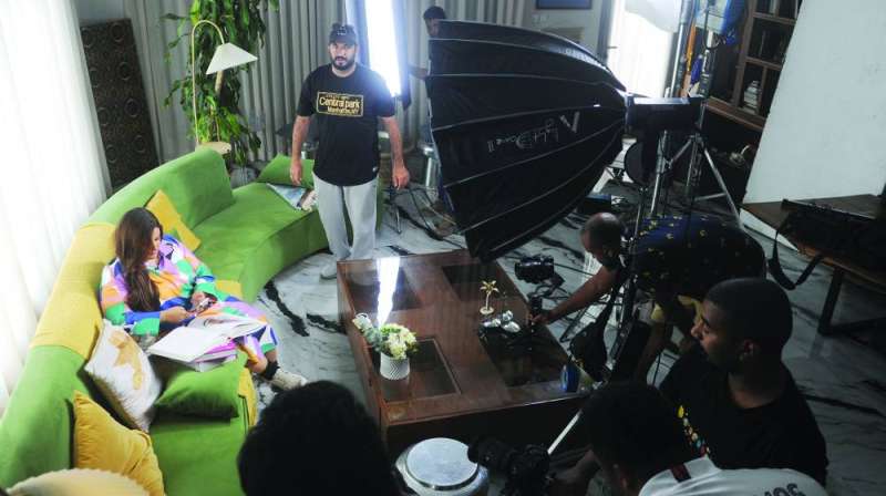 
من أجواء التصوير
